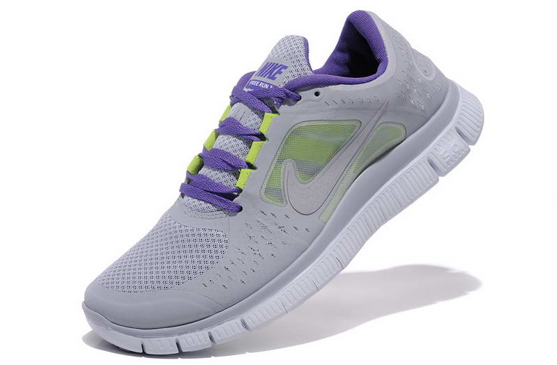 Nike Free run Womens Shoes 5.0 breathable Watermelon Gray Purple (1)
